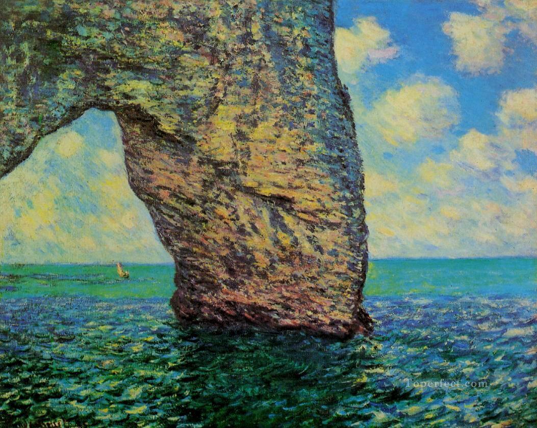 The Manneport at High Tide Claude Monet Oil Paintings